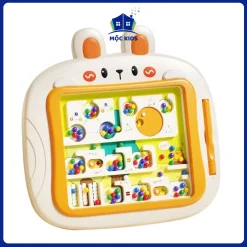 Mộc Kids - Bảng Xếp Hạt Nam Châm Từ Tính Hình Thỏ Cho Bé